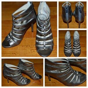 Women’s Michael Kors cage booties heels, size 6